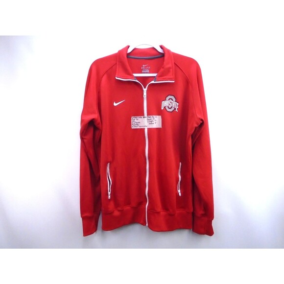 Nike Jackets & Blazers - Nike NCAA Ohio State Buckeyes Dri- Fit Jacket Red Women’s 2XL XXL Full Zip